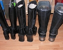 Three pairs of boots to choose from...